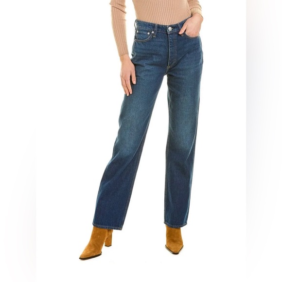 RAG & BONE Alex High-Rise Straight Jeans in Stowe Size 29 - Picture 4 of 7